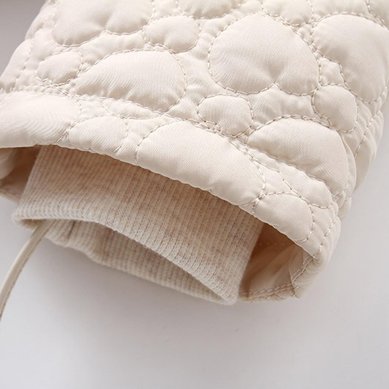 Generisch 2026 Traje de Nieve con Orejas de Oso Chaqueta con Capucha Ropa Exterior Cálida Ropa Exterior Bebé Mameluco Mono Abrigo Infantil Incluye Guantes