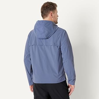 Amazon Essentials Men's Lightweight Water-Repellent Full-Zip Active Hiking Jacket with Hood