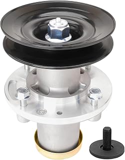 Deck Spindle Assembly with 532174375 Pulley Fit for Husqvarna YTH24V48LS YTH24V42 LS GTH24V52 LS GTH26V52 LS YT48XLS GT48 XLS Lawn Mower Replaces 539112170 532112171