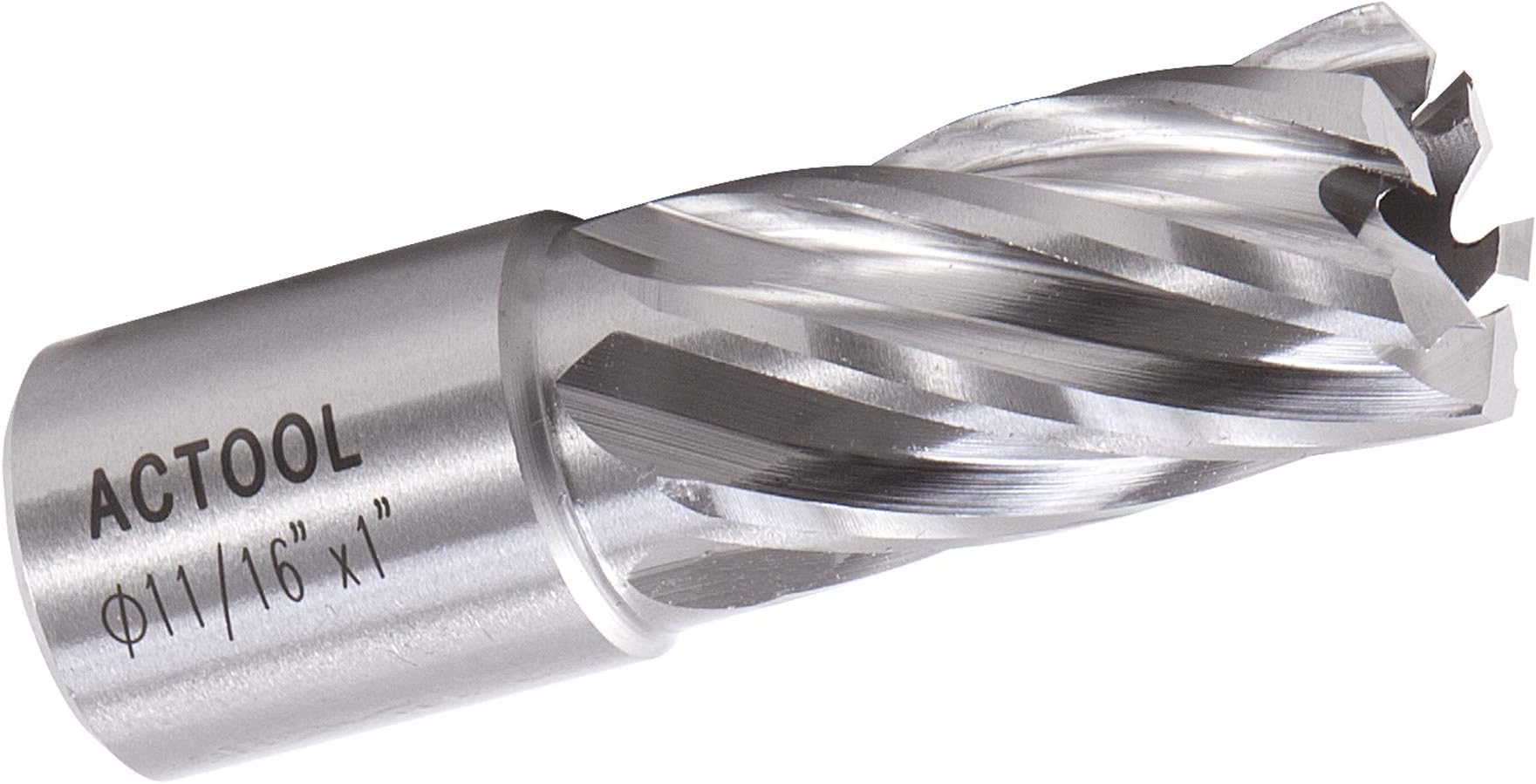 ACTOOL11/16" Diameter x 1" Depth of Cut HSS Annular Cutter