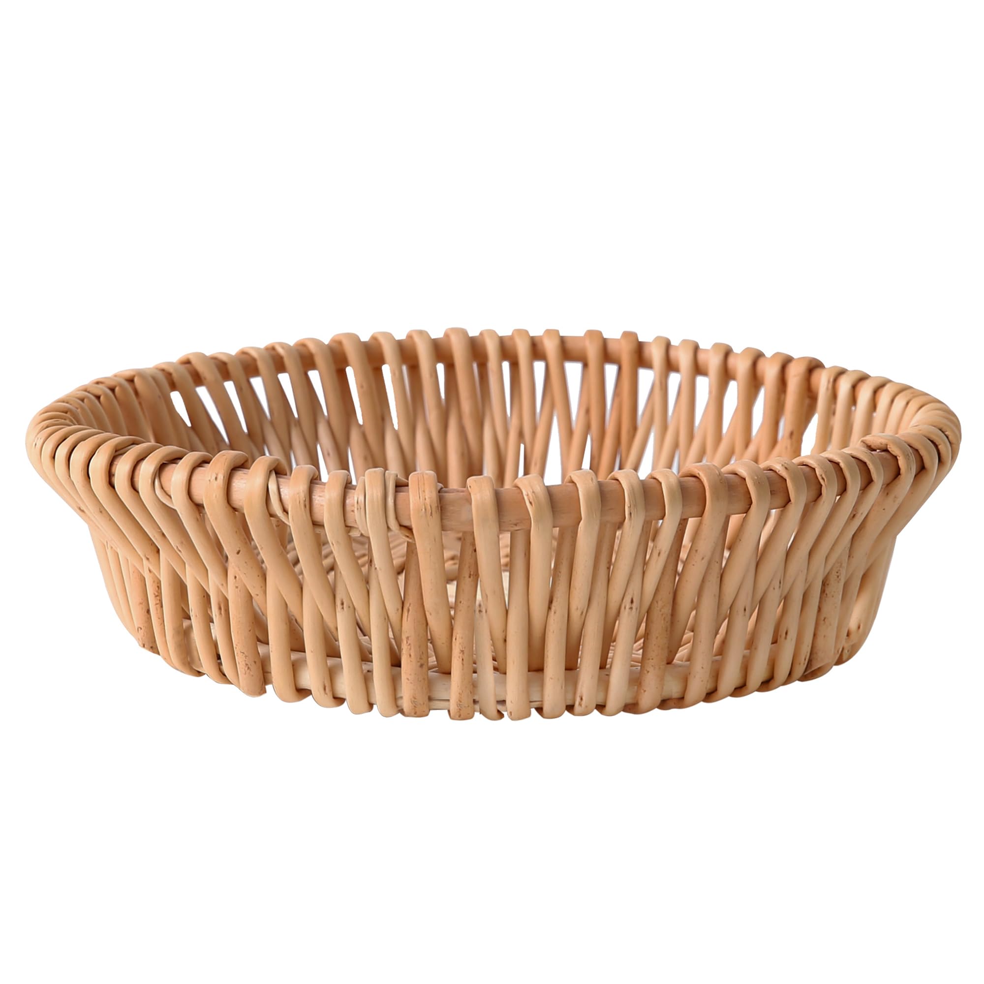 Panier à pain en osier compact pour éviter les miettes sur table