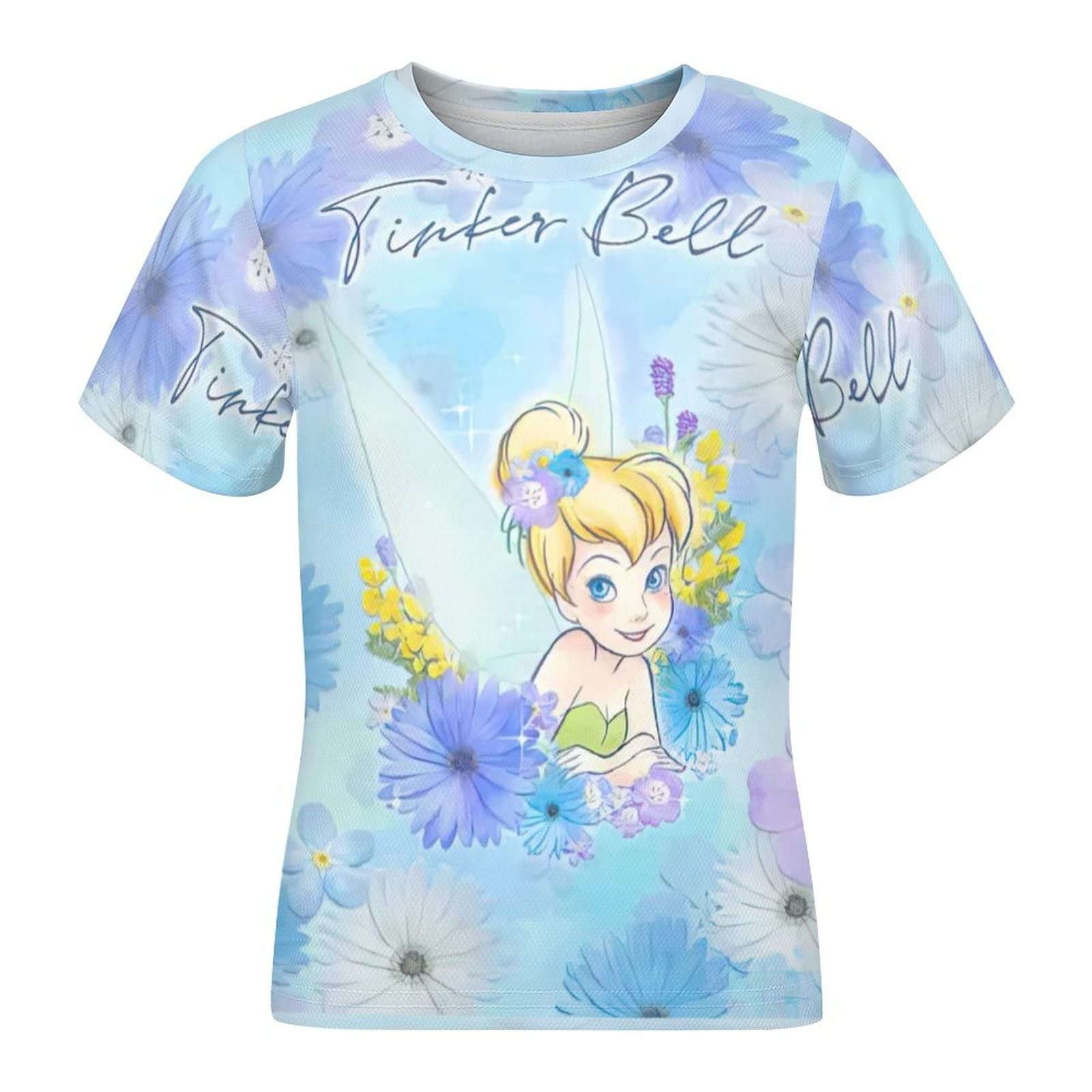 Amazon.co.jp: ティンカーベル キッズ Tシャツ 半袖 女の子 男の子  