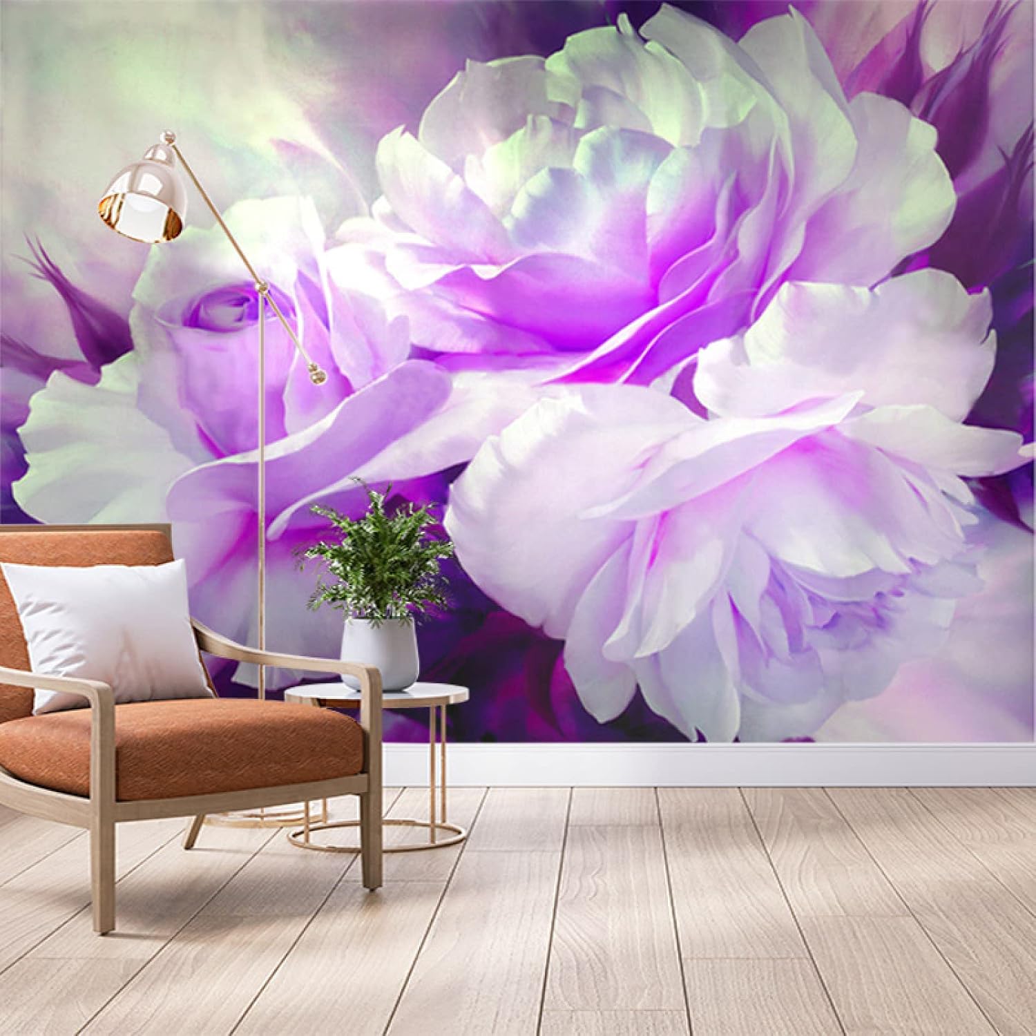 Purple Peony Wallpaper