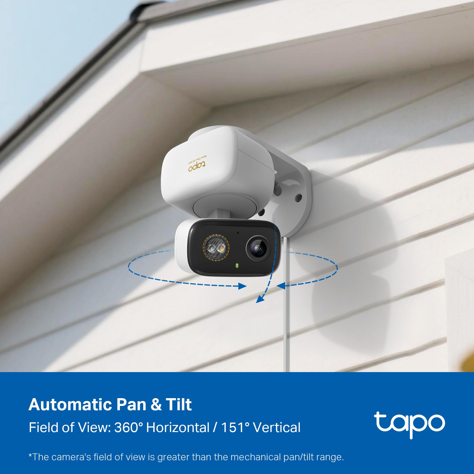 Amazon.com : Tapo 3K 5MP Pan/Tilt Indoor/Outdoor Security Camera