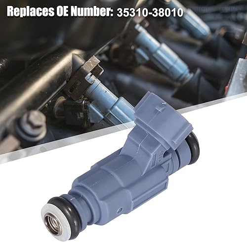 Miniatura 2 de X AUTOHAUX 6pcs 35310-38010 Inyector de combustible emparejado flujo de coche para Kia Sorento 3.5L 2003-2006 para Hyundai Sonata 2.4L 1999-2004