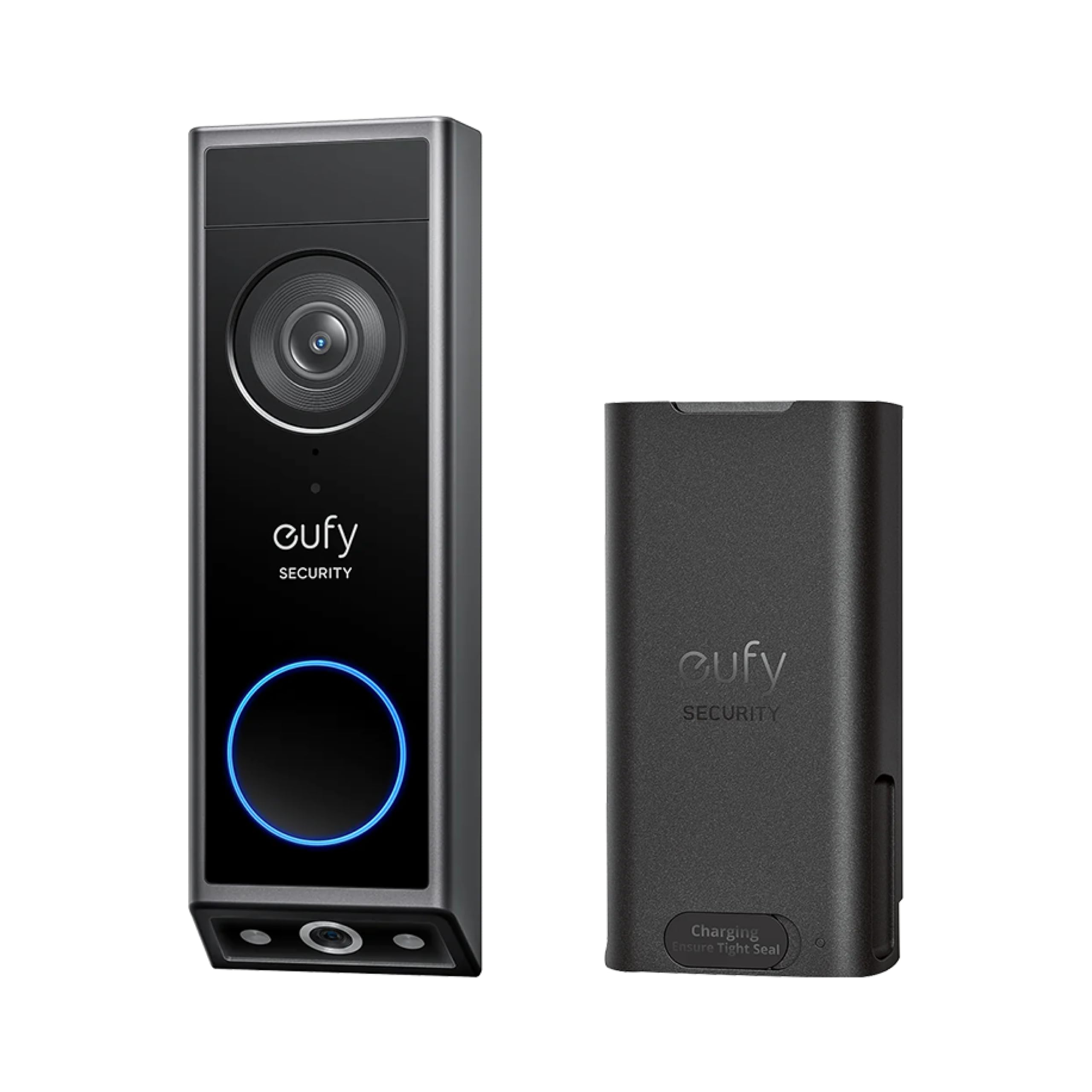 No Subscription, Head-to-Toe view, Two-way talk, Delivery Guard, AI motion detection, Rechargeable Battery eufy Security Video Doorbell E340 Kit with Battery, 2K FHD, Built-in 8GB