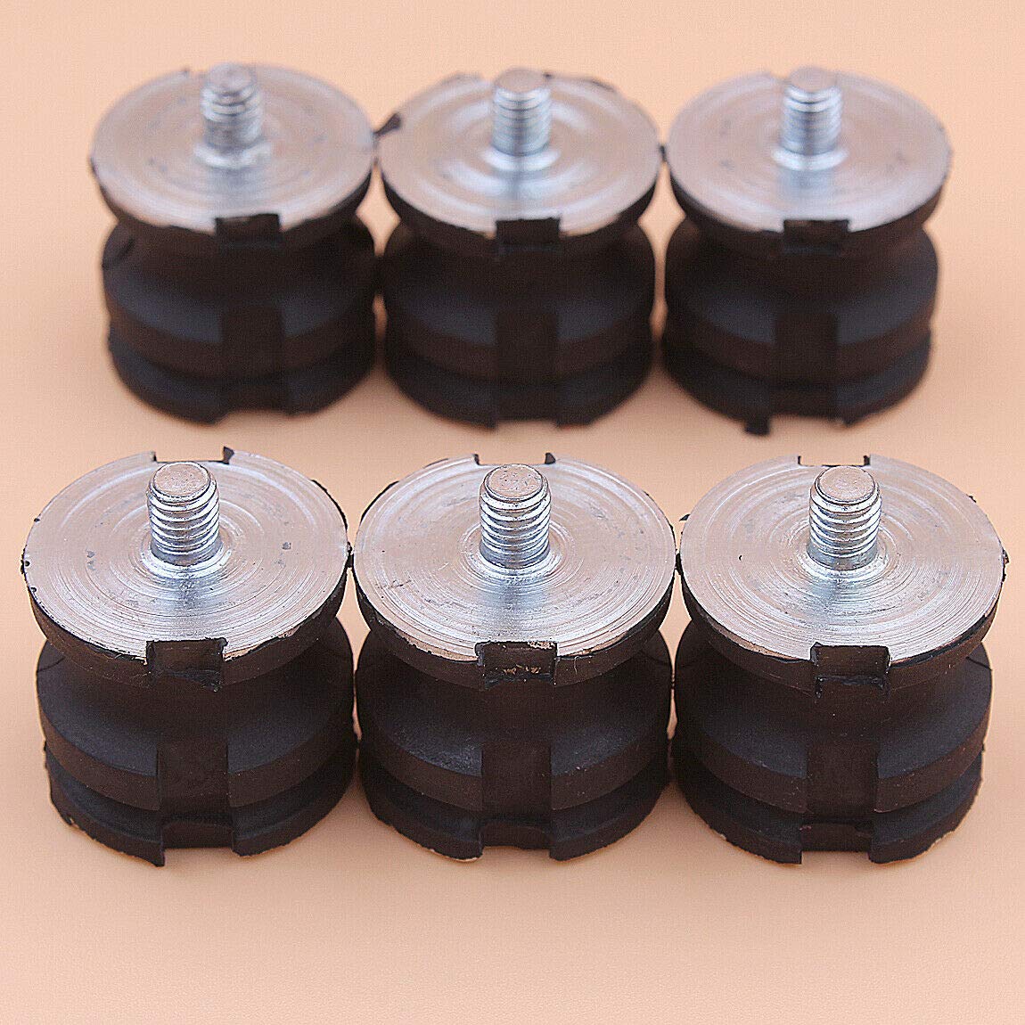 AV Buffer Mount compatible with 501269704 501 26 97-04 Husqvarna Anti Vibration Element 6Pcs