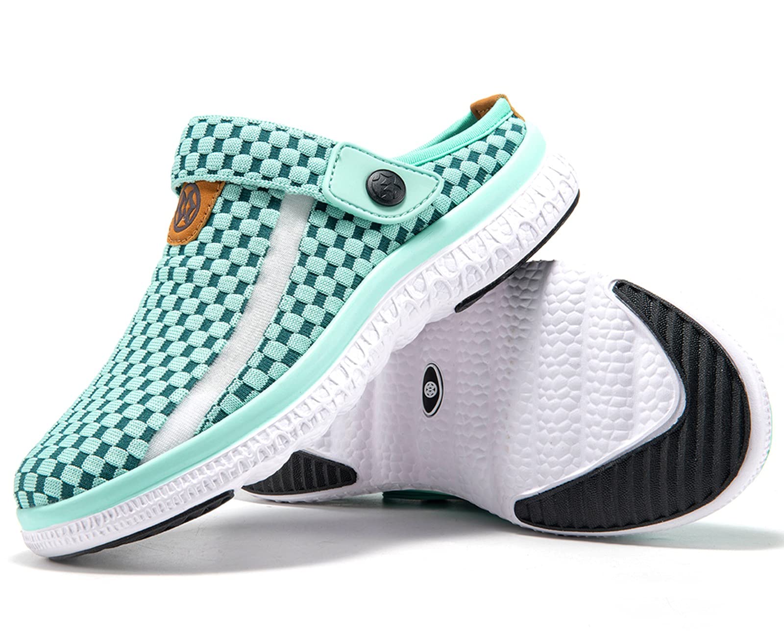 Zoccoli Sabot Uomo Donna Spiaggia Giardino Pantofole Maglia Traspirante Clogs Scarpe da Mare Estate Sandali Antiscivolo Piatto Ciabatte