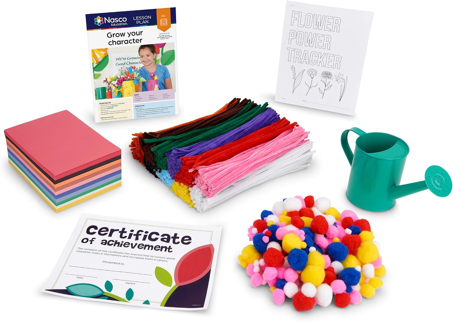 Nasco NE40145 Grow Your Character Classroom SEL and Art Kit for 2nd-5th Grade Students