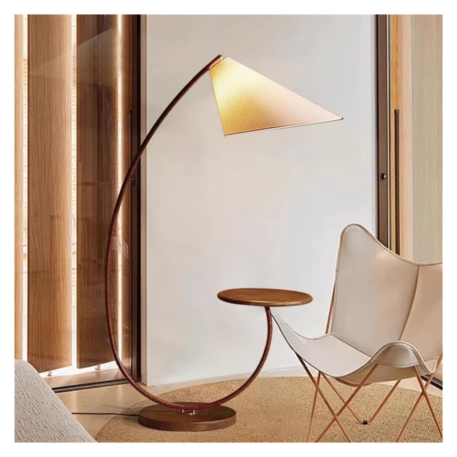 desk lamp Lampa podłogowa Lampa podłogowa z przymocowanym stołem, drewniana lampa podłogowa, lampka do czytania do sypialni, salonu, lampa stojąca biurowa table lamp