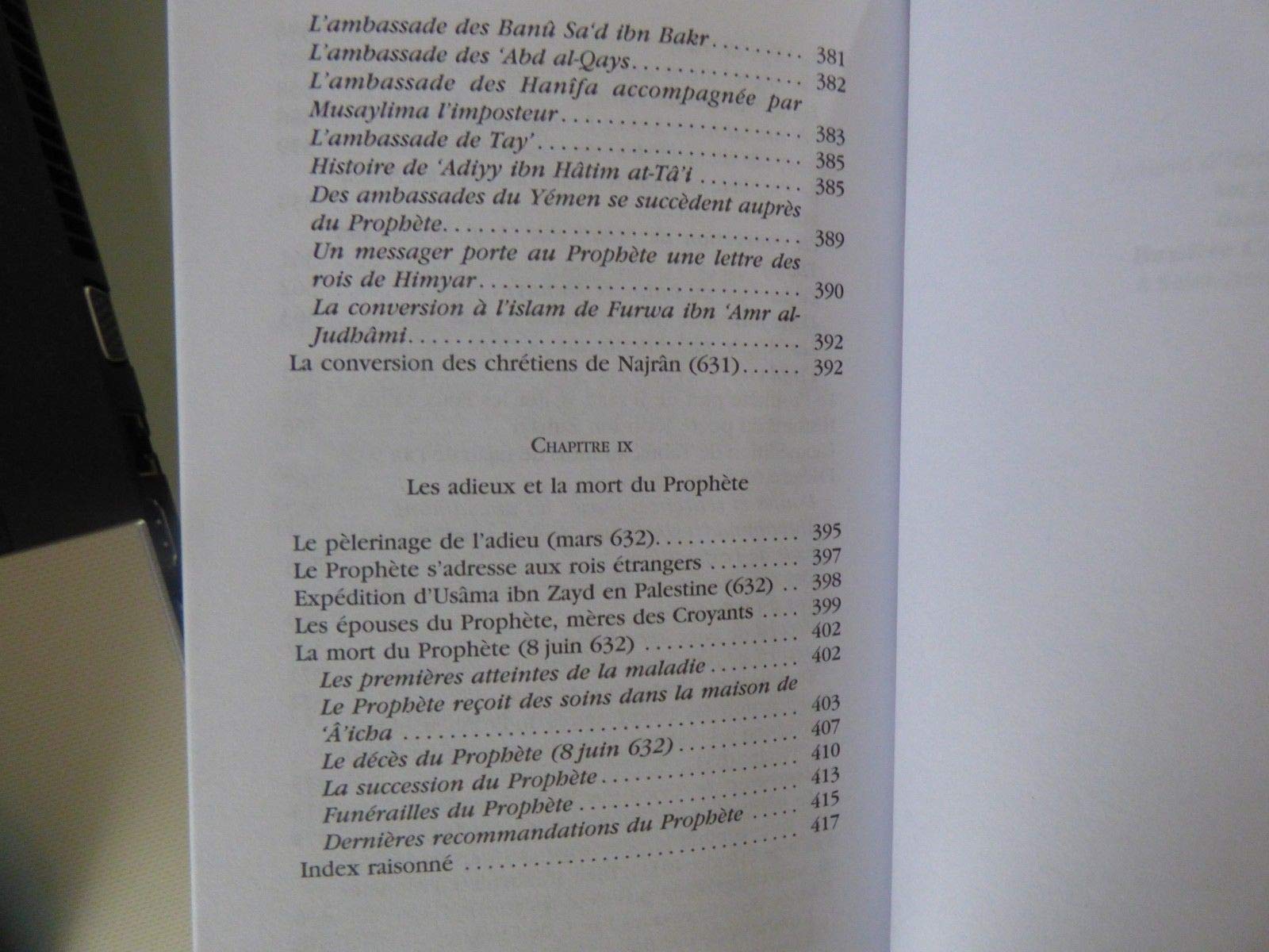 La vie du prophète Mahomet