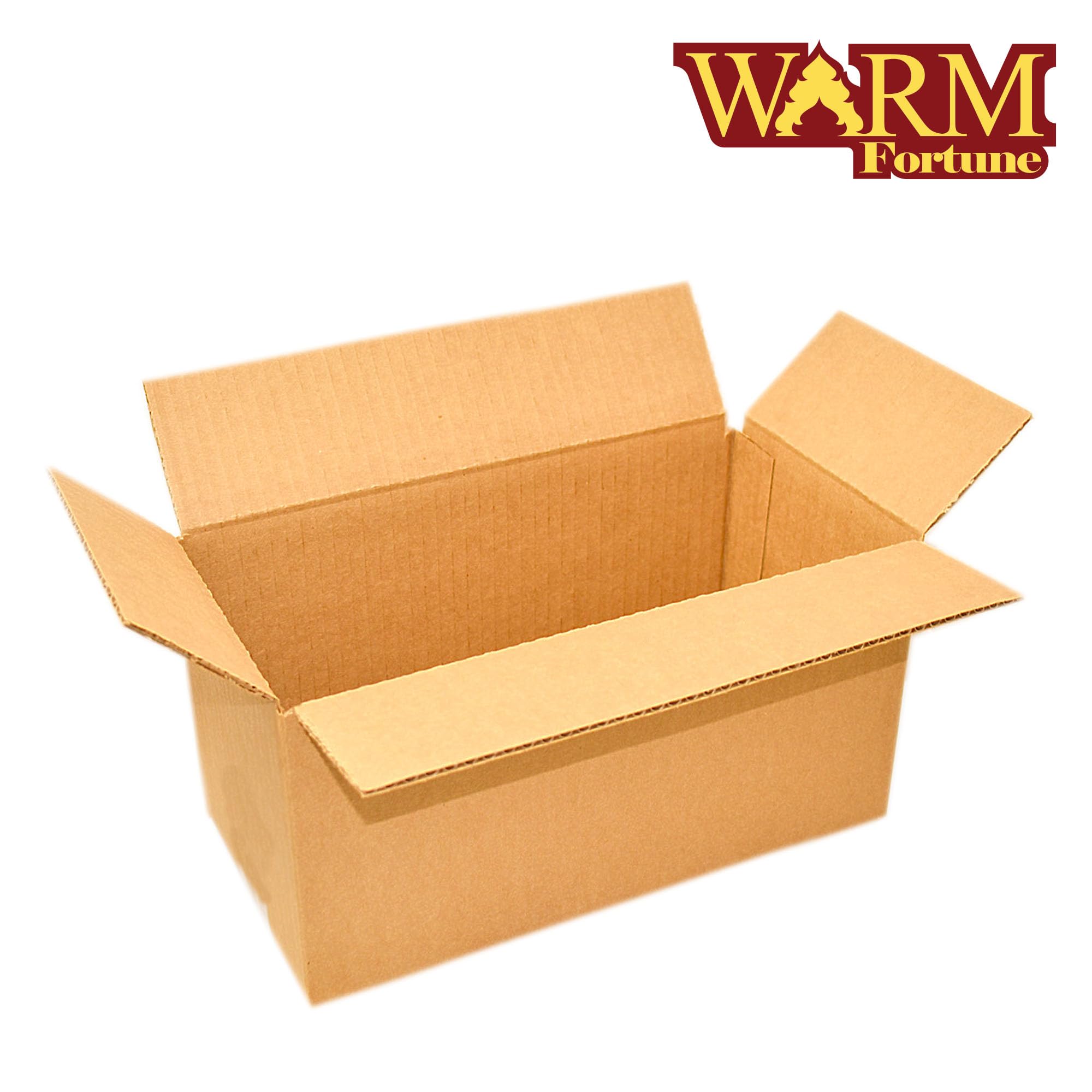 Warm Fortune 12x6x6 5 Count Corrugated Shipping Boxes Cardboard Paper Boxes Shipping Boxes, Mailing, Packing, Packing and Storage