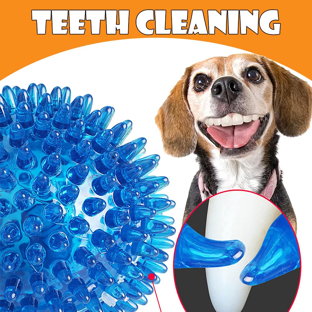 Speedy Panther 3Pack Squeaky Dog Ball Toys, Rubber Dog Chew Balls for Boredom Floatable Pool Toy - Image 4