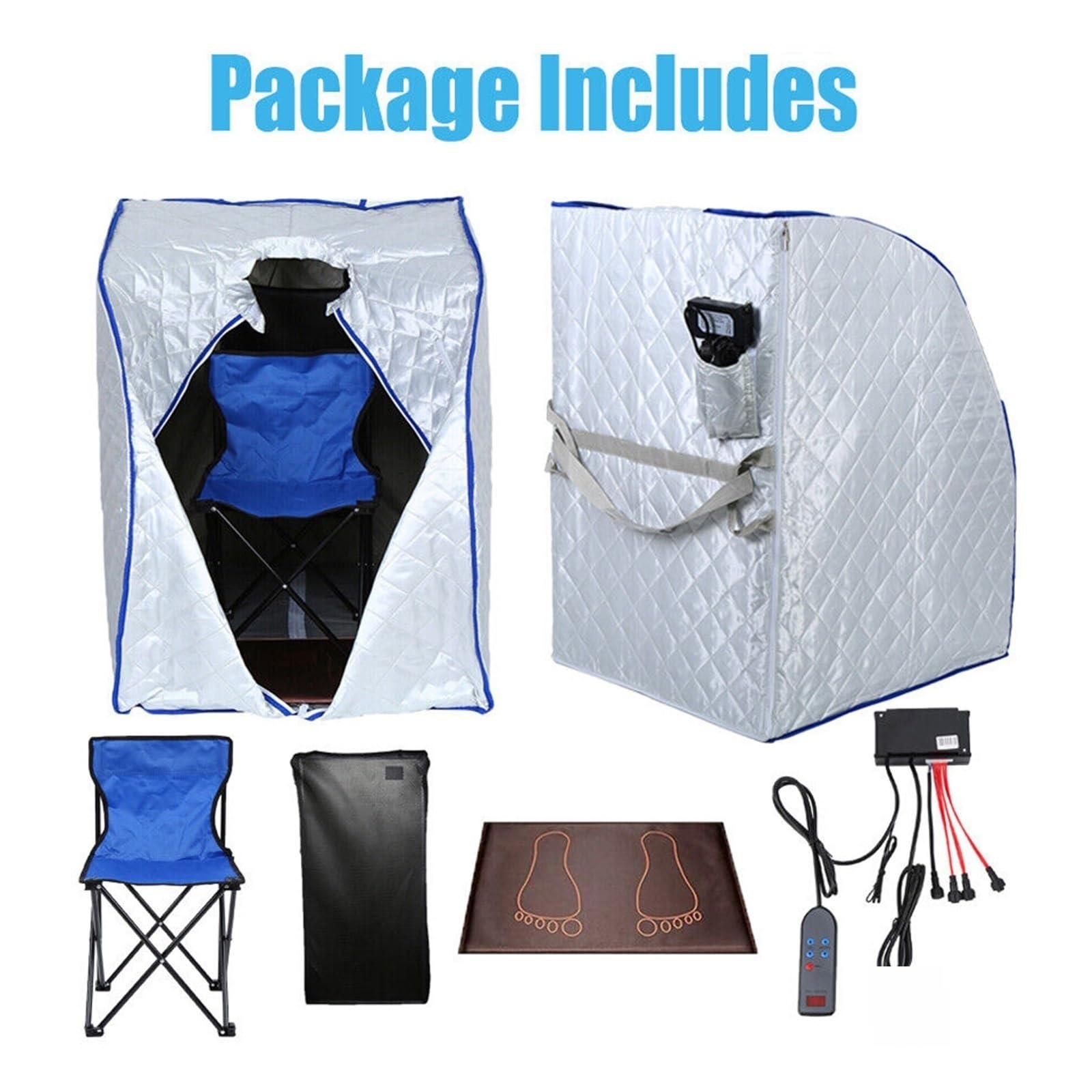 Sauna infrarroja portátil, Sala de, Piel beneficiosa, pérdida Peso, calorías desintoxicación, baño, SPA, Tienda para Uso doméstico