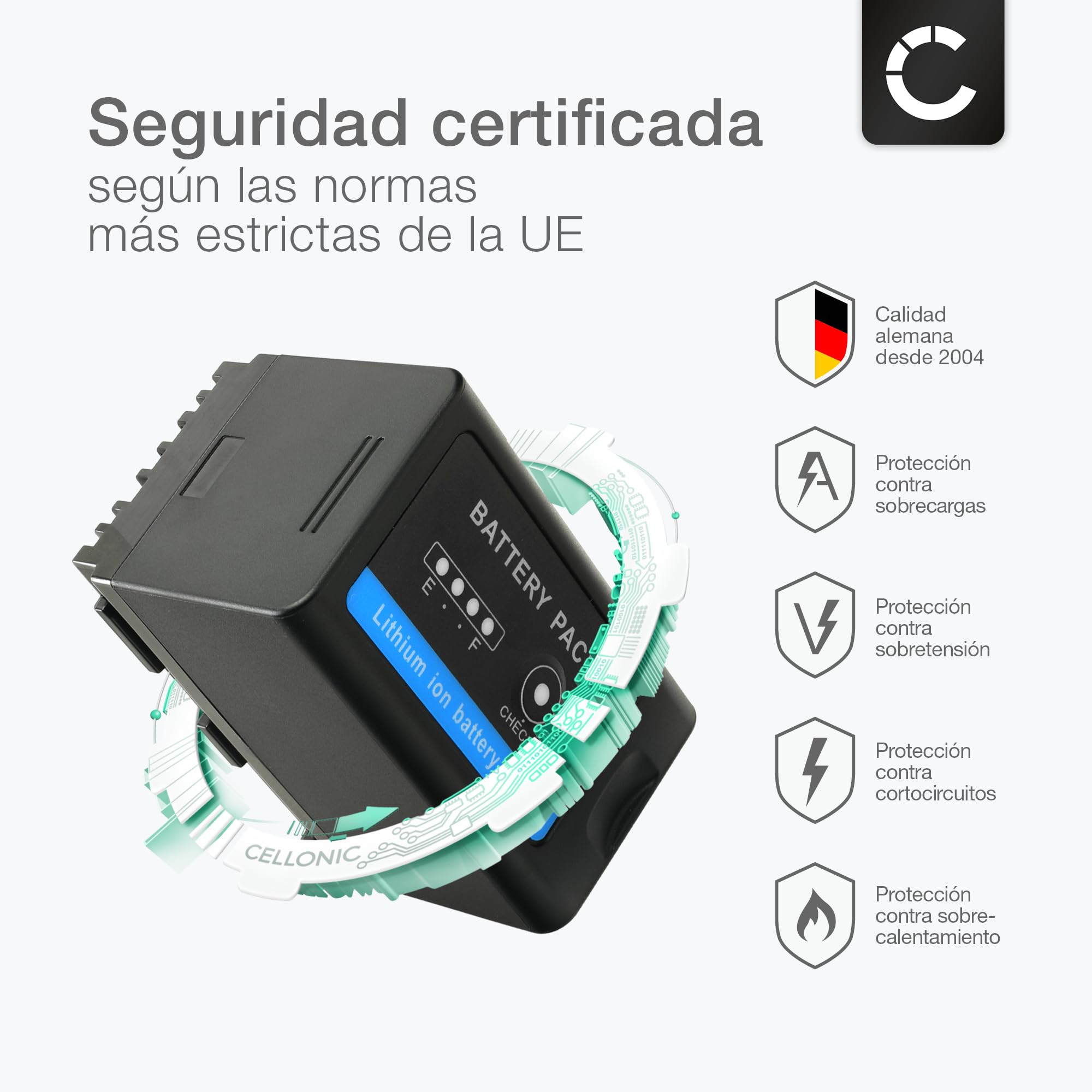 CELLONIC 2X Batería Compatible con Canon XF605, XF705, CA-CP200L, BP-A30