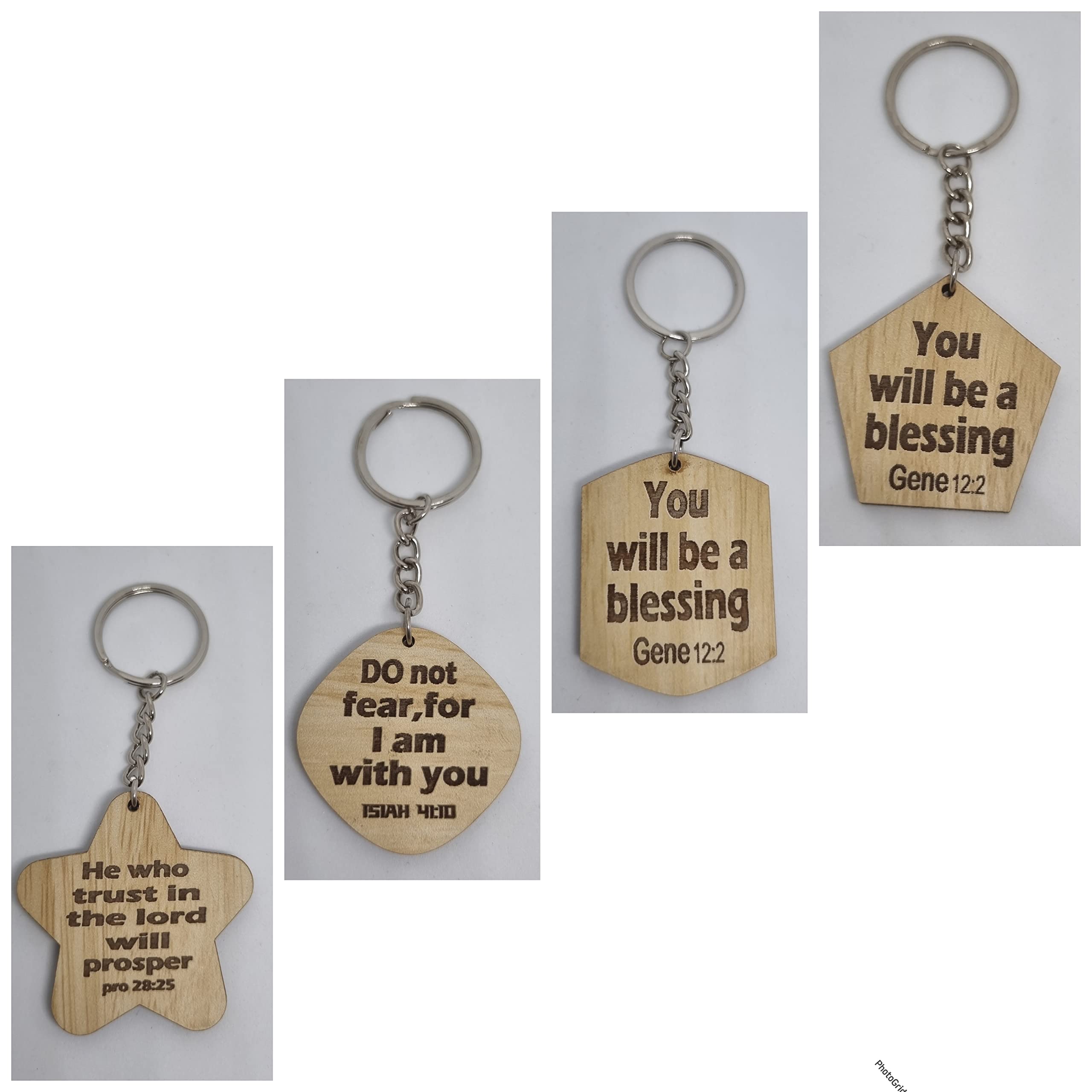 Fine Blessings Keychain Set Of 4-image-20