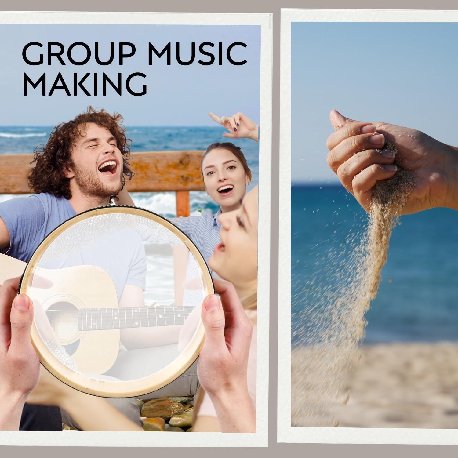 Musical Instrument for Meditation - 6" 8" 10" 12" Ocean Drum Set Ocean Drum Sound Healing for Holistic Healing with Hardwood Natural Colored Water Drum Instrument for Relaxation Sea Drums - Image 7