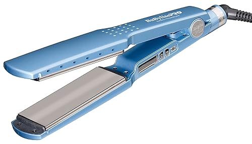 BaBylissPRO Nano Titanium Ionic Straightening Iron Blue, Negro BaBylissPRO Nano Titanium Ionic Straightening Iron Blue, Negro