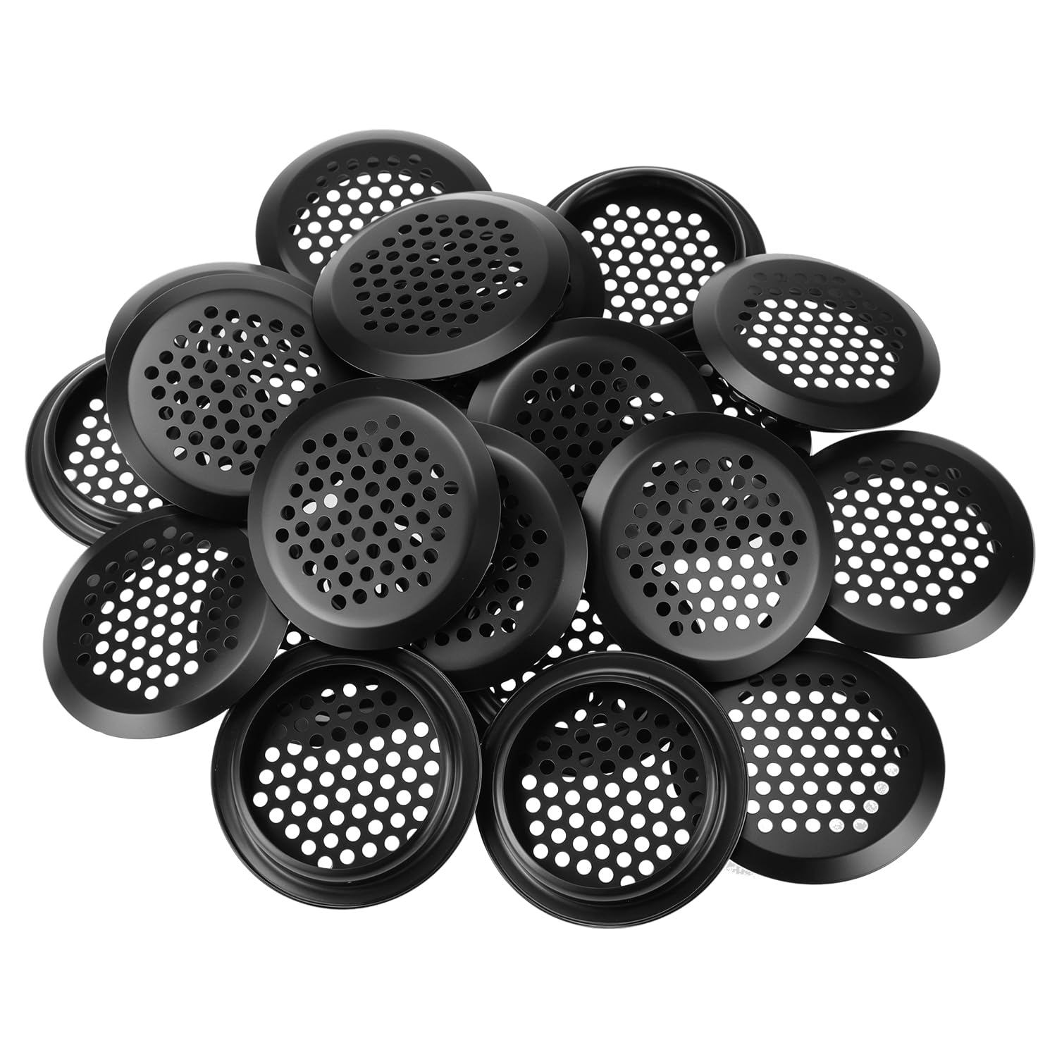 Aération ronde inox 53mm contre l'humidité et les mauvaises odeurs de meuble à chaussures