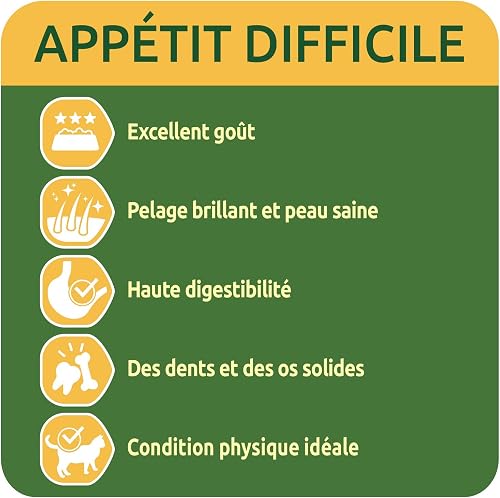 Ultima Appétit Difficile - Croquettes pour Chats - Truite - 8 x 400g - 3
