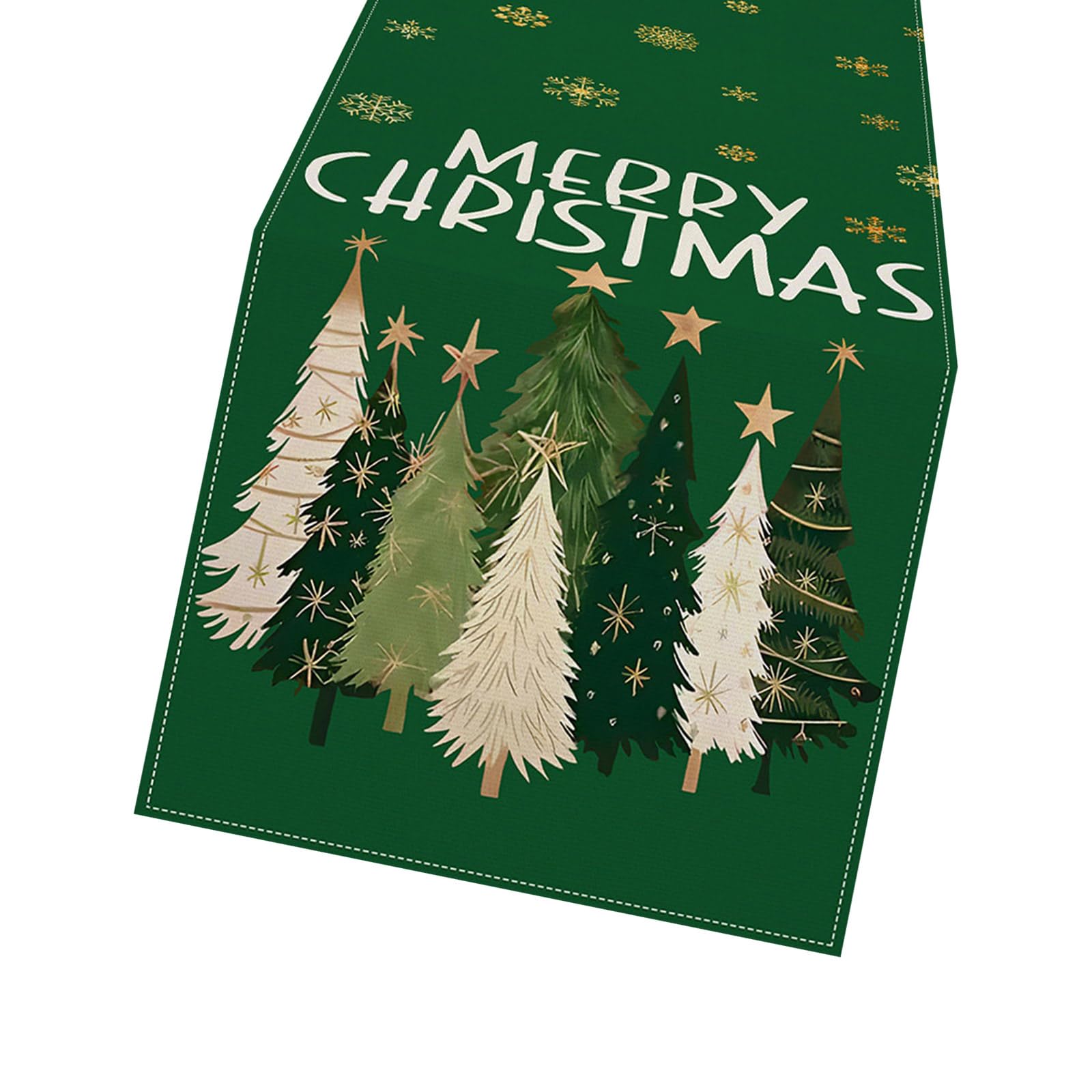 our fave Christmas Table Runner Permanent Polyster Not Slip Cloth for Holiday Dining Garnishes and Furnishings Christmas Table Runner