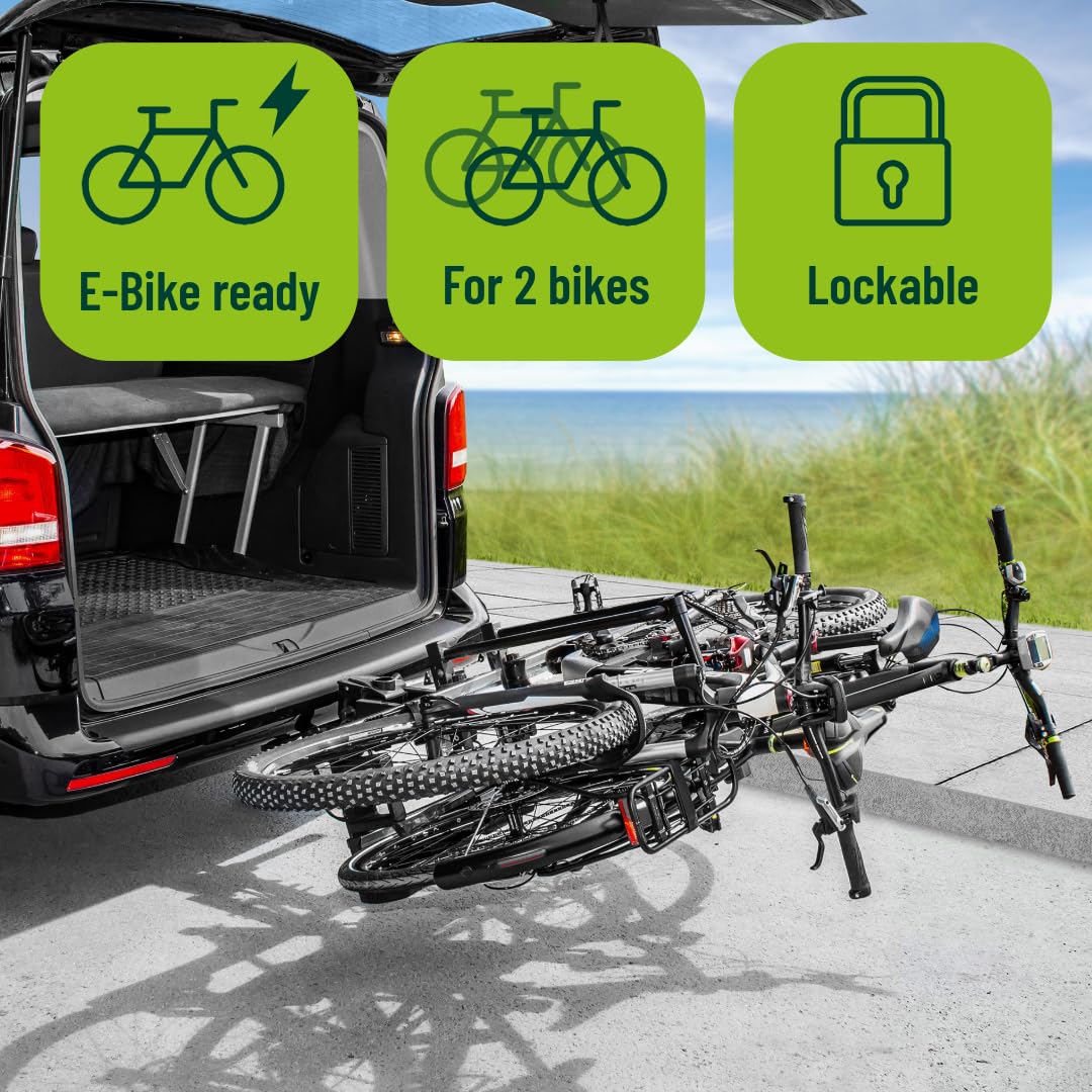 EUFAB 11523 Premium II Plus de Transport pour Barre de remorquage Fixation arrière