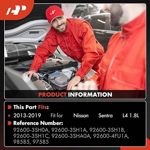 Miniatura 2 de A-Premium Compresor de aire acondicionado con embrague compatible con Nissan Sentra 1.8L 2013-2019