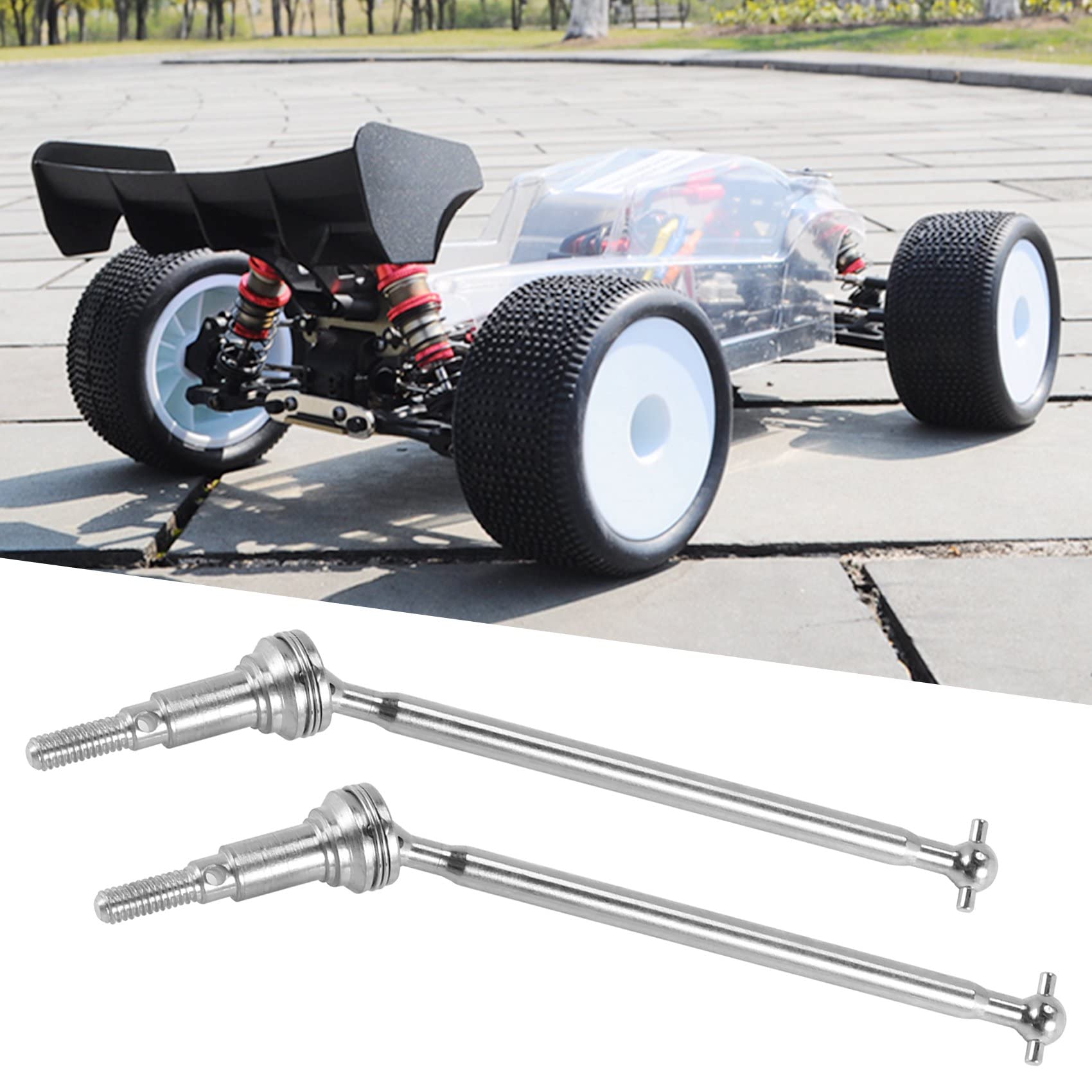 2 Stück Metall Antriebswellen Für 9125 RC Auto - CVD Universalantriebswelle Ersatzteile