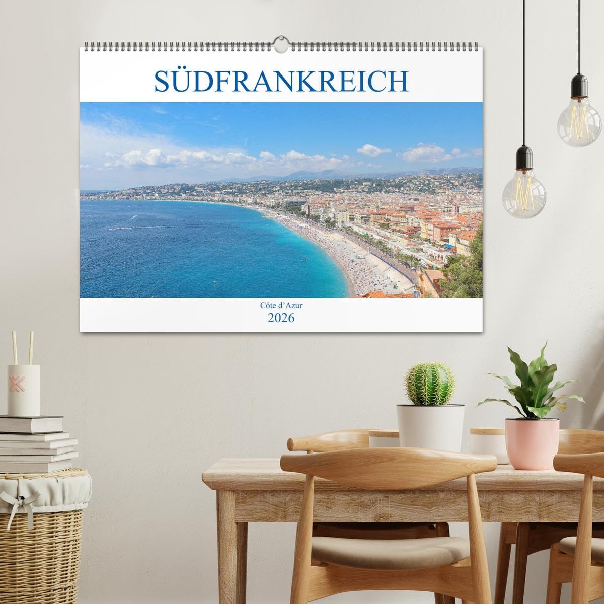 Südfrankreich - Côte d’Azur (Wandkalender 2026 DIN A2 quer), CALVENDO Monatskalender: Der Kalender nimmt Sie mit in das mediterrane Südfrankreich, die Côte d'Azur. (CALVENDO Orte)