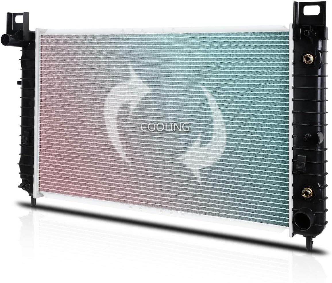 DPI-2334 OE Factory Style 28" W Radiator Compatible with 1999-2007 Silverado Sierra/Yukon/Escalade 4.3L 4.8L 5.3L AT, Aluminum Core