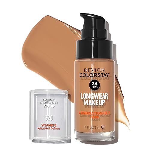 Revlon ColorStay Maquillaje líquido para combinacióngrasosa, Beige verdadero
