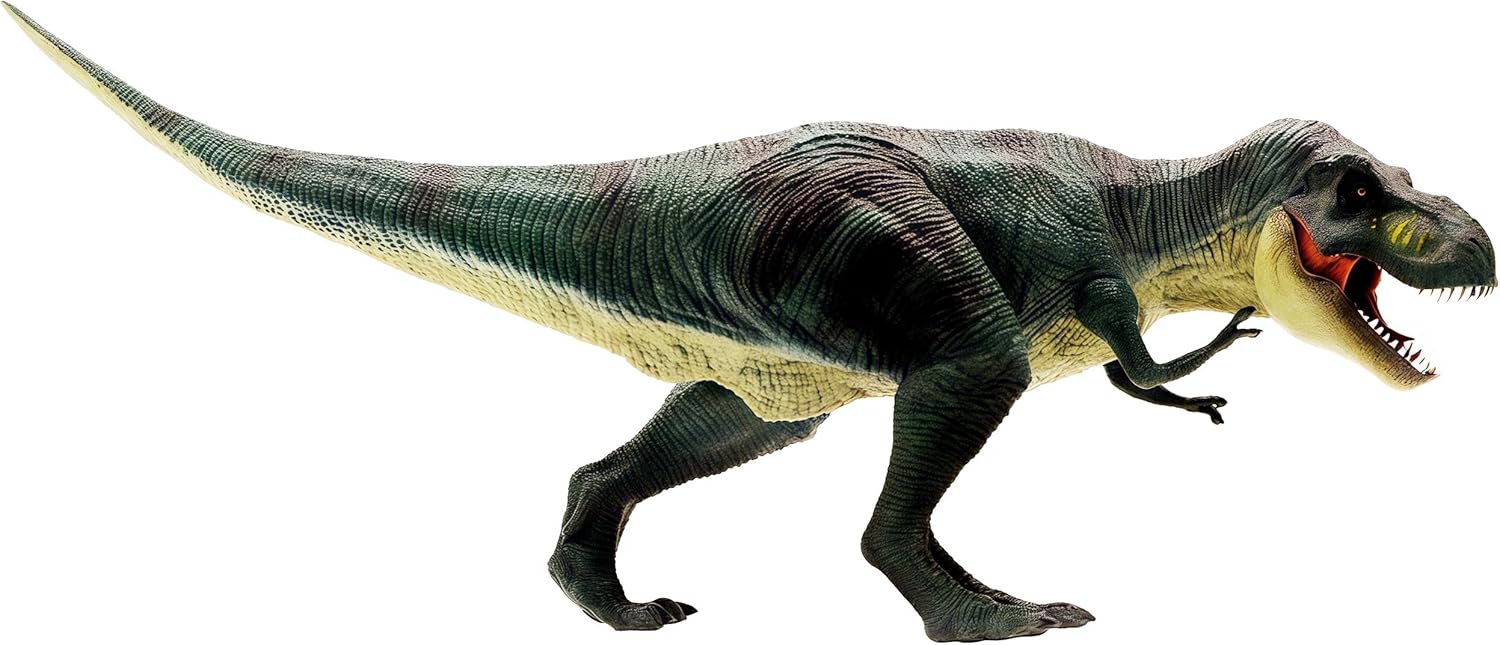 Gemini&Genius Tyrannosaurus Rex Dinosaur Toys- Moveable Jaw- 14 Inches Length-King T-Rex Dinosaur Figurine for Kids Ages 3 Years Old & Up Play & Display