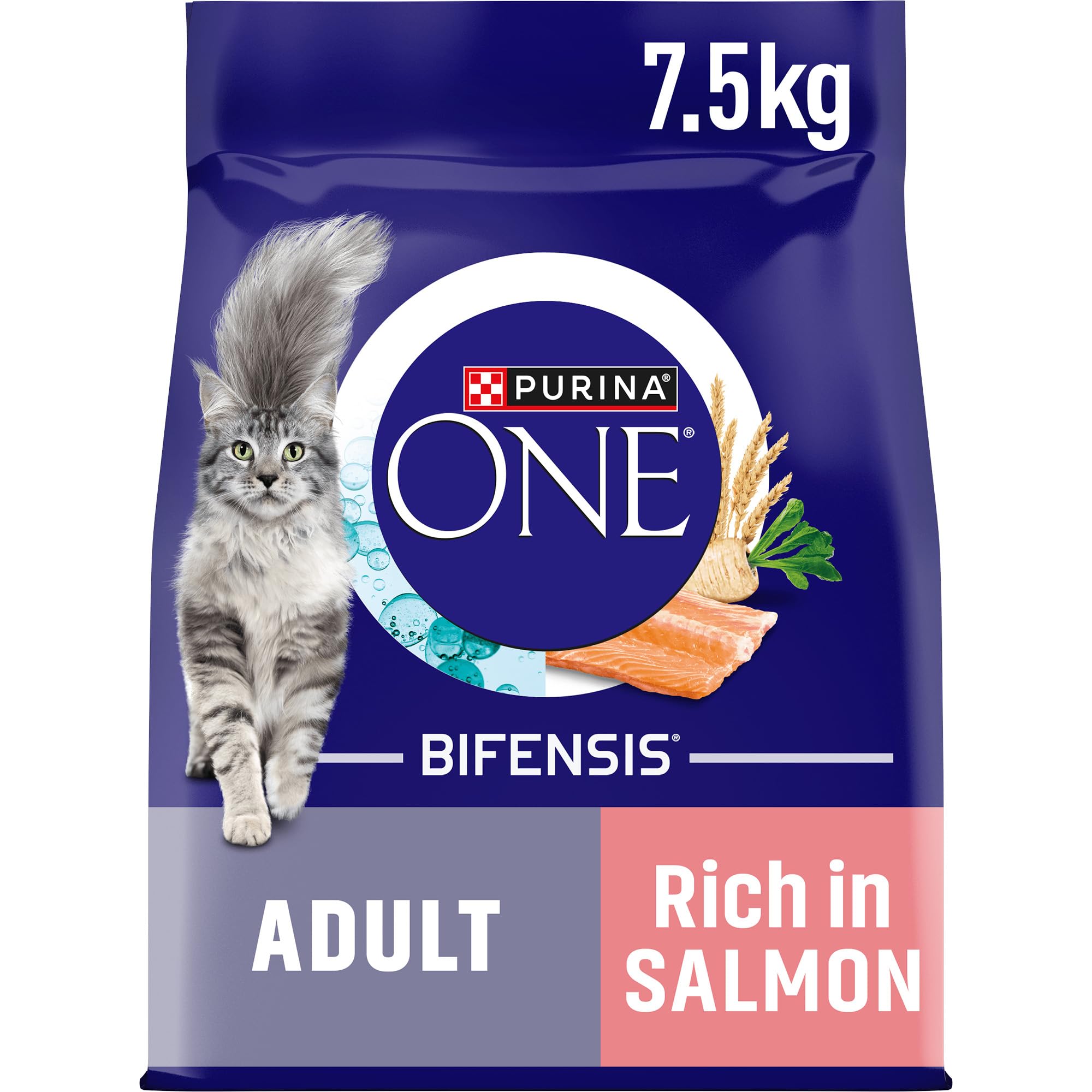 Purina One Dry Cat Food - Salmon 7.5Kg