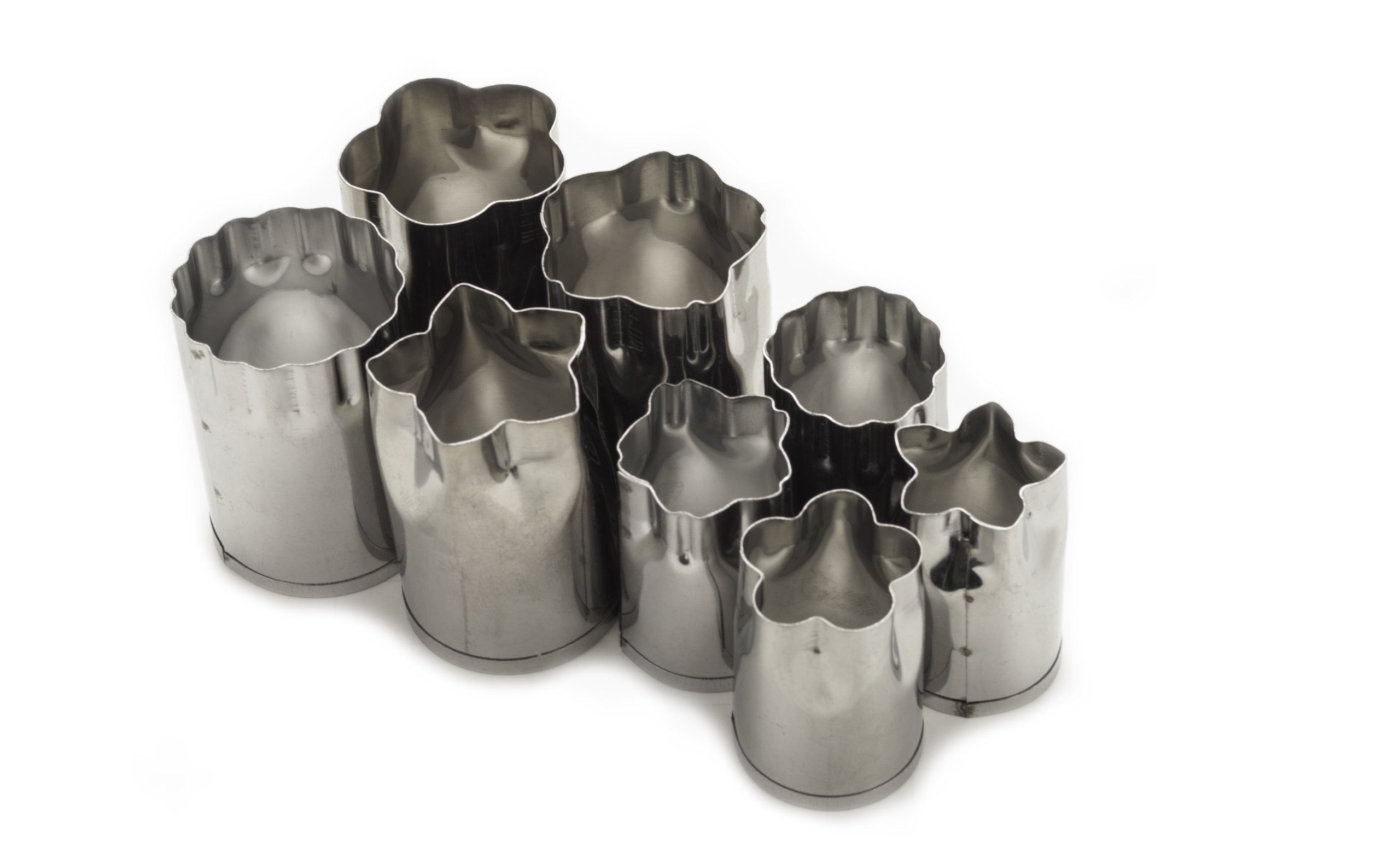 Amazon.com: Set of 8 Small Stainless Vegetable Cutters: Home & Kitchen