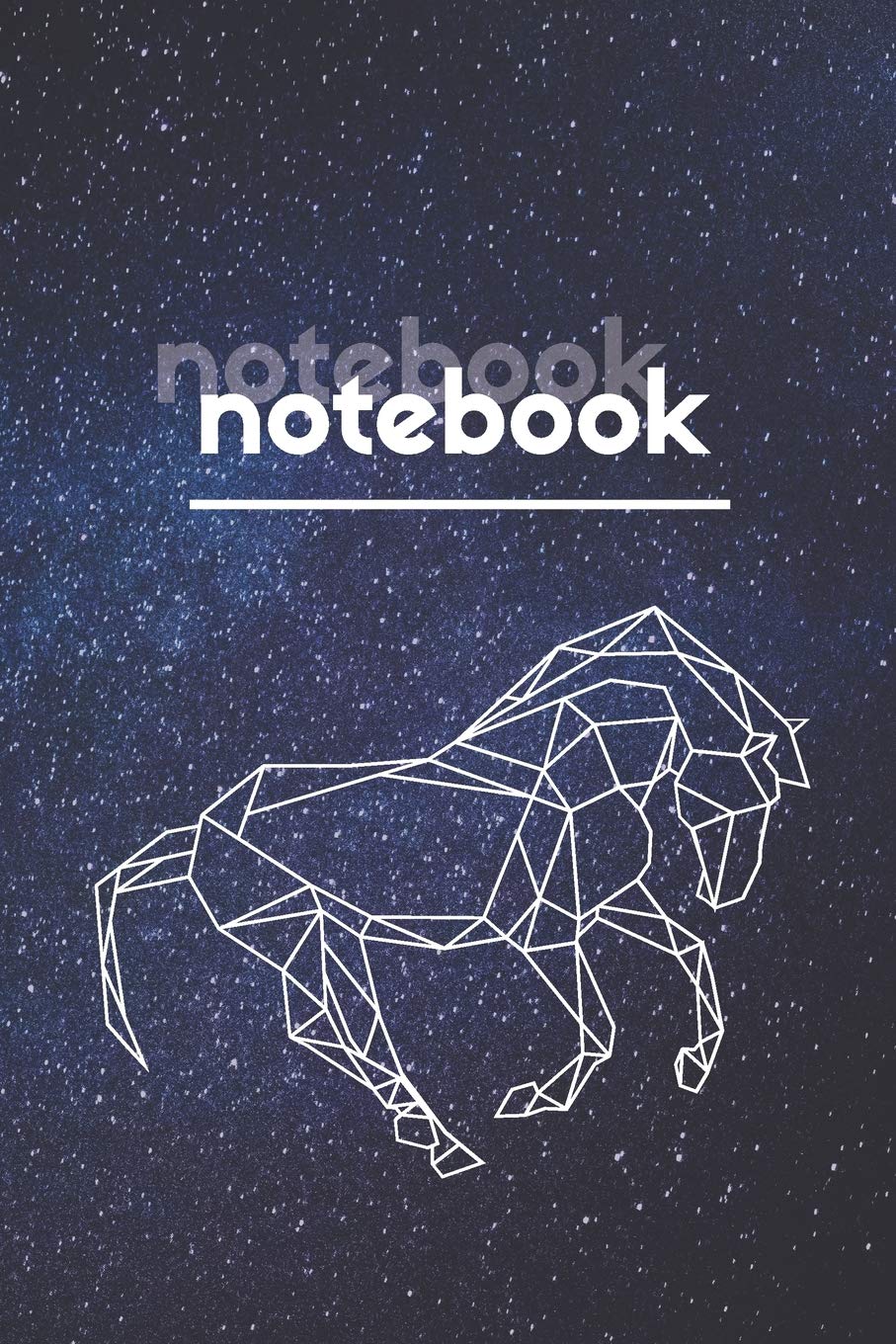 Notebook: Horse Riding | 120 Lined Pages | 6x9 Inches