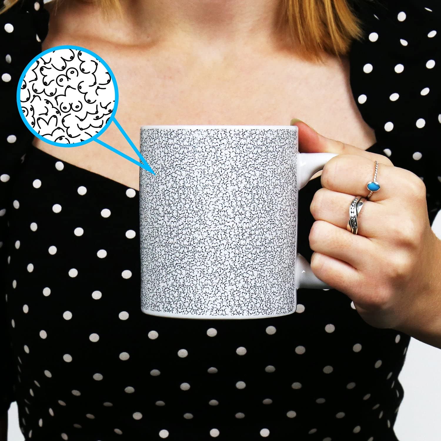 Gift Republic Itty Bitty Titty Mug