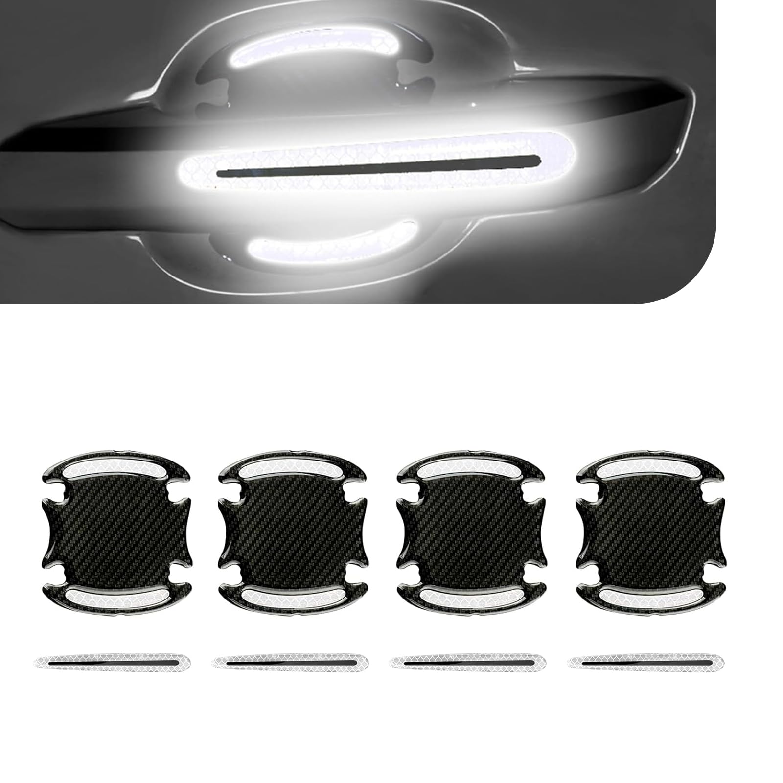 Eratus Pack-8 Car Door Handle Door Bowl Protector, 3.26