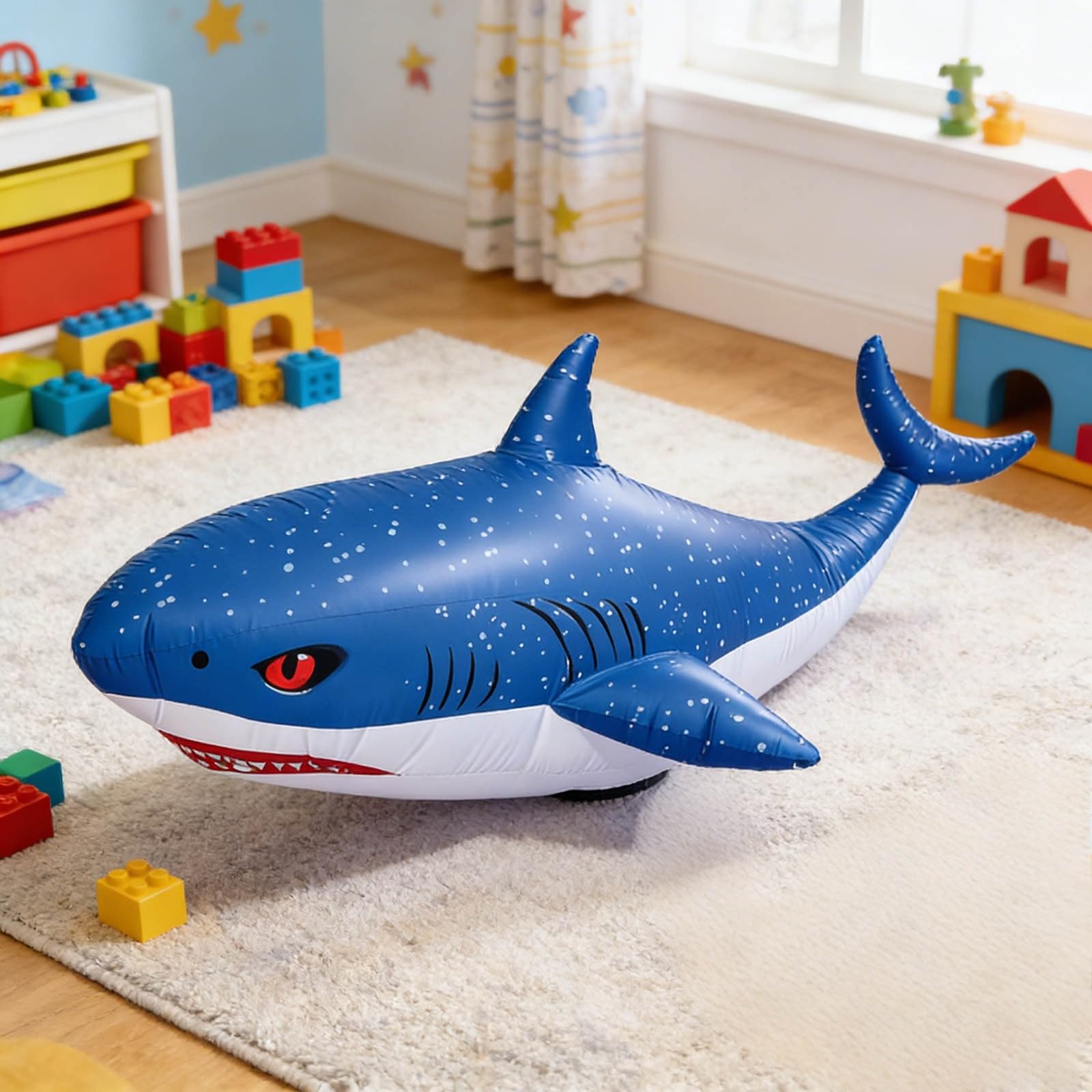 Genérico Juguete Exterior Jardín Accesorio Inflable de novedoso para Piscina y Divertido para Todas Las Edades. (Dark Blue, 180X100X70cm)
