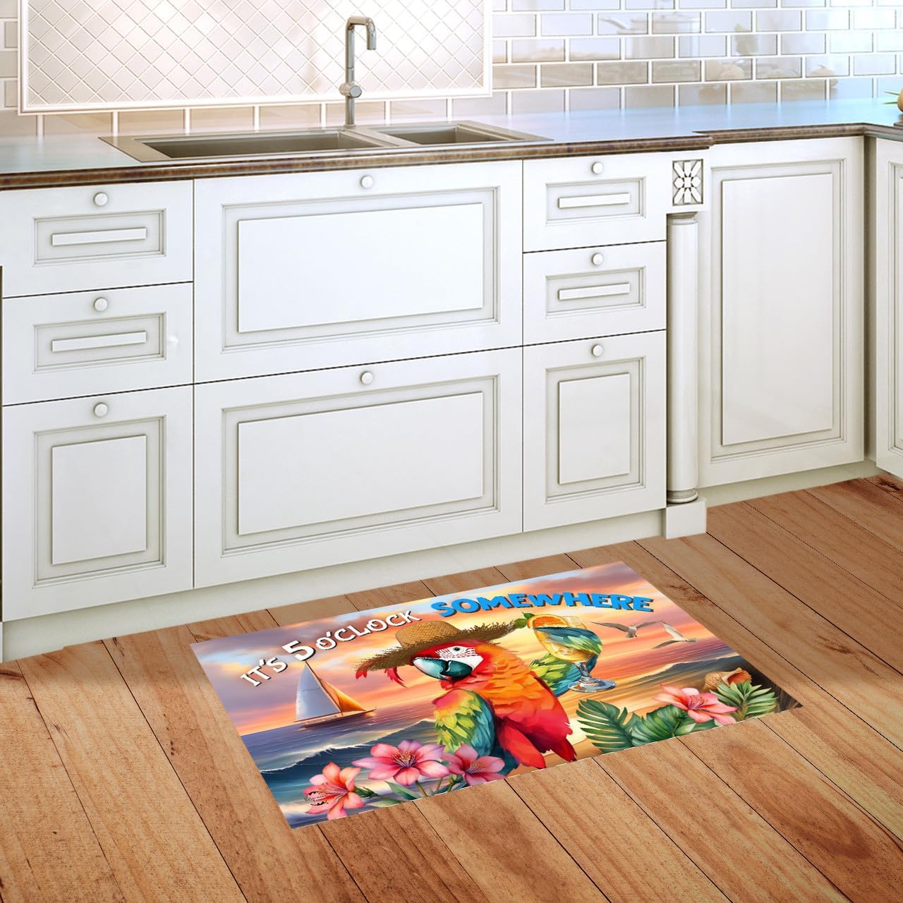 Briarwood Lane Sunset Parrot Doormat
