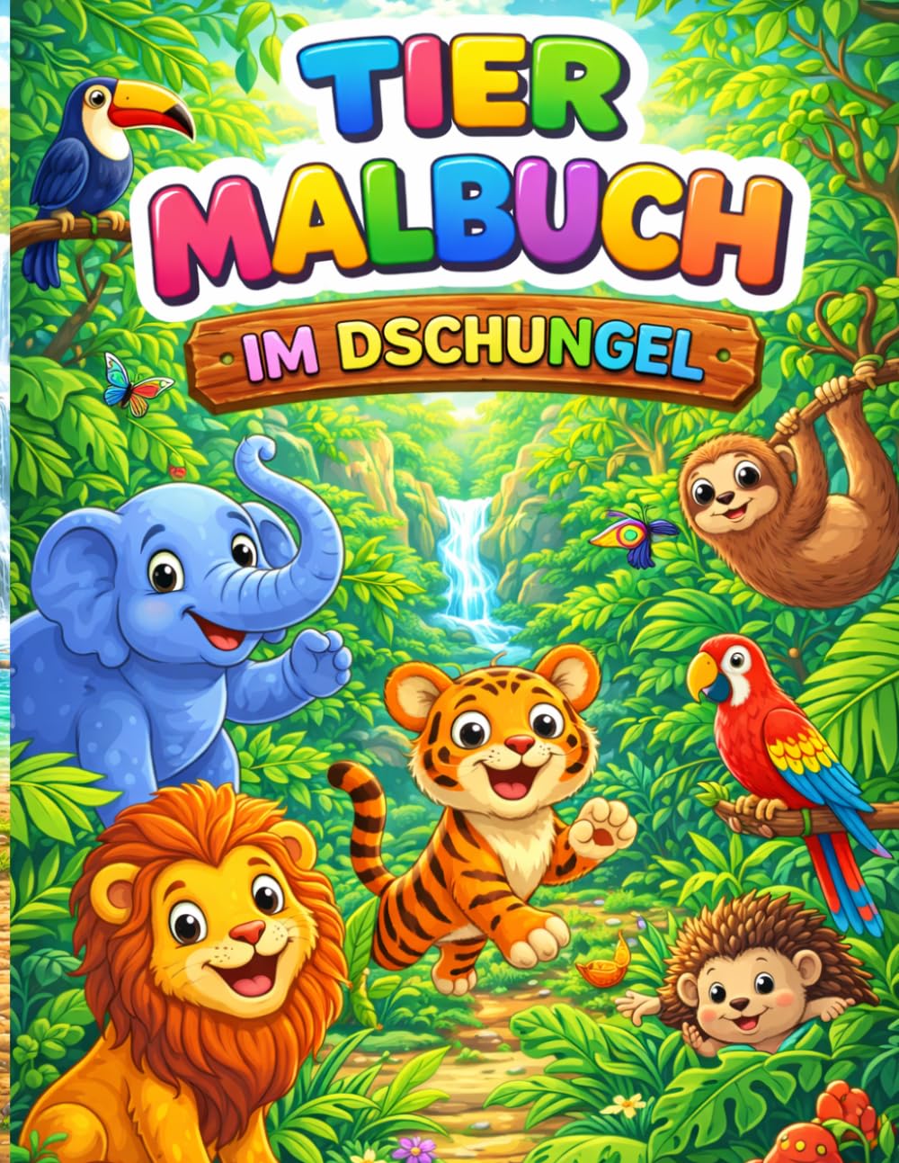 TIERMALBUCH IM DSCHUNGEL