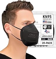 Vista 12 de AccuMed BNX KN95 Face Masks Made in USA (Adult Large, Adult Medium, Kids Small) (Earloop) (Model: E95/E95M/E95S)