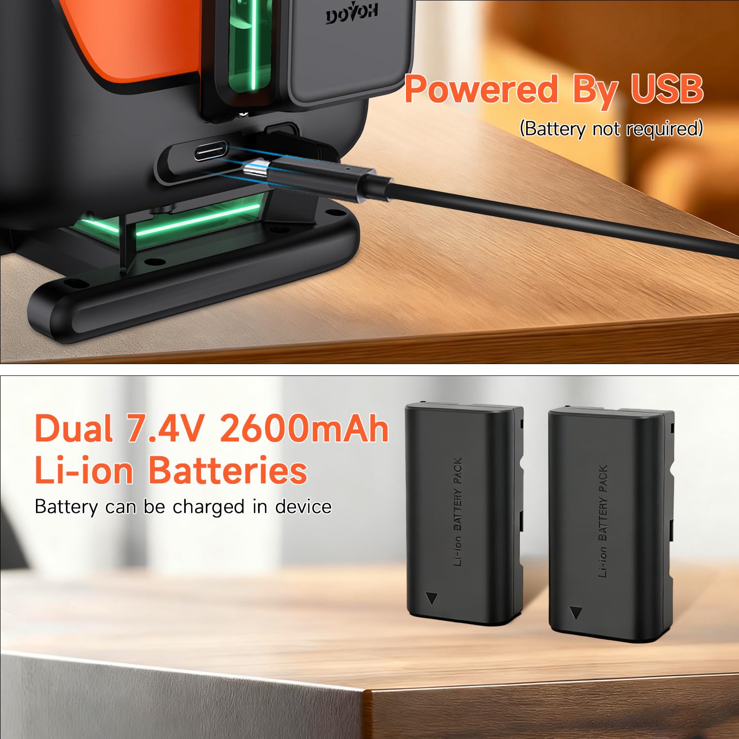 DOVOH 4D Laser Level - 360° Self Leveling -4