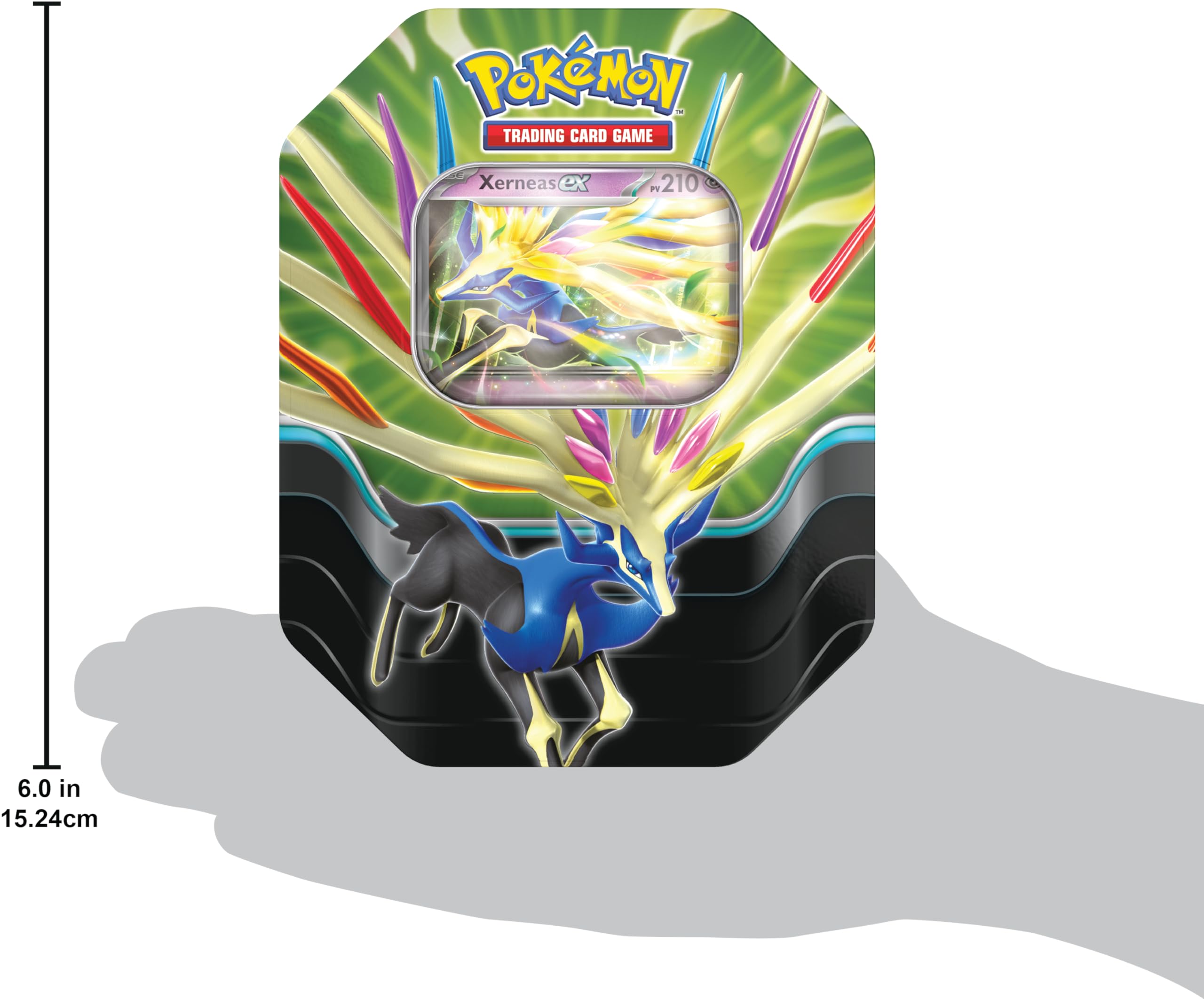 Pokémon TCG: Azure Legends Box - Xerneas-ex (4 Booster Packs and 1 Shiny Promo Card), Multi-coloured, petit - Image 3