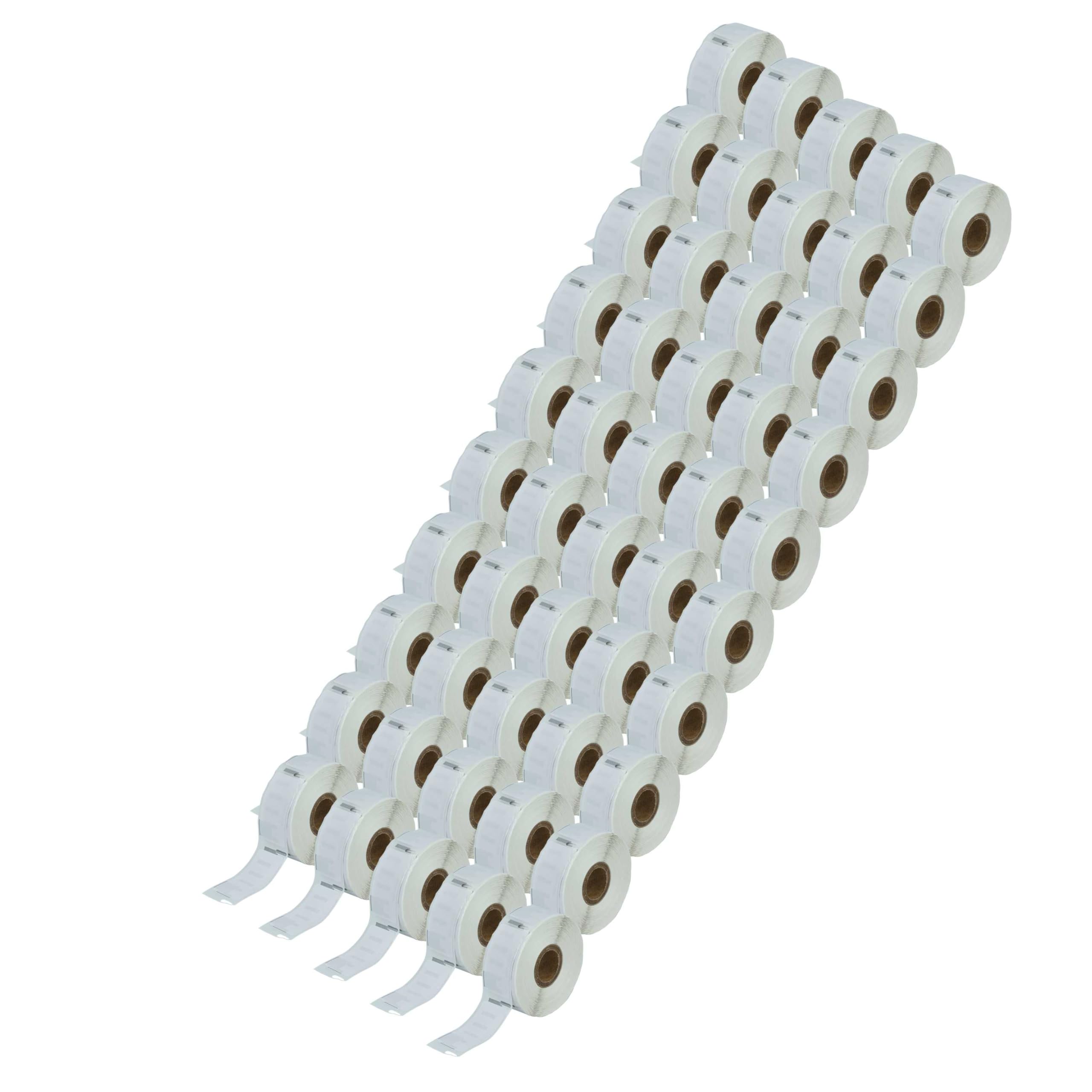 vhbw 50x rotolo etichette 25mm x 54mm (500 etichette) compatibile con Seiko Smart Label Printer Plus, Pro, EZ30 etichettatrice bianco