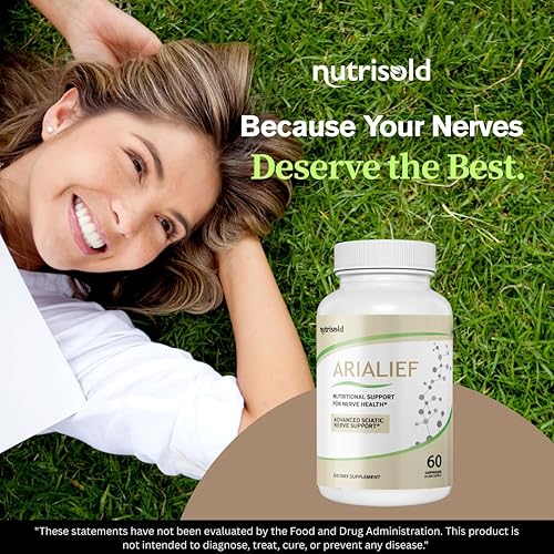 Miniatura 2 de ARIALIEF - Suplemento de apoyo a la salud nerviosa, alivio del nervio ciático y neuropatía, fórmula herbaria avanzada - 60 cápsulas