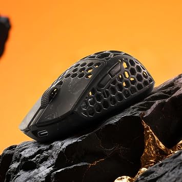 Darmoshark M5Air Mini Fingertip Grasp Gaming Mouse Carbon Fiber,Tri-Mode 8K/Bluetooth Mouse Up to 30000DPI,PAW3950 Optical Sensor Lightweight 31g,5 programmable Button,Computer Mouse for Laptop,PC,Mac