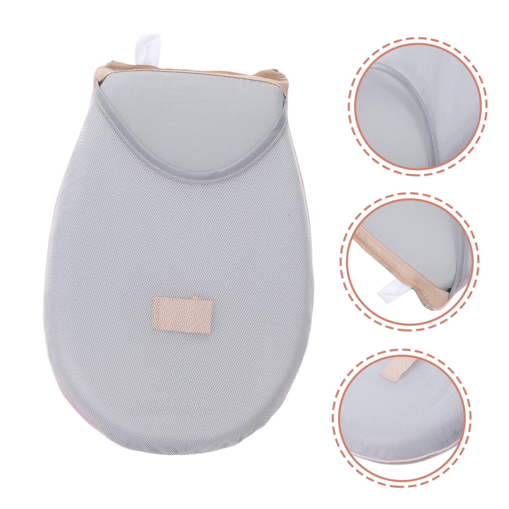 Happyyami Ironing Board Heatproof Mitts Anti Glove Handheld Mini Clothes Portable for Clothes Hand Glove for Clothes Clothing Mitt Sponge Light