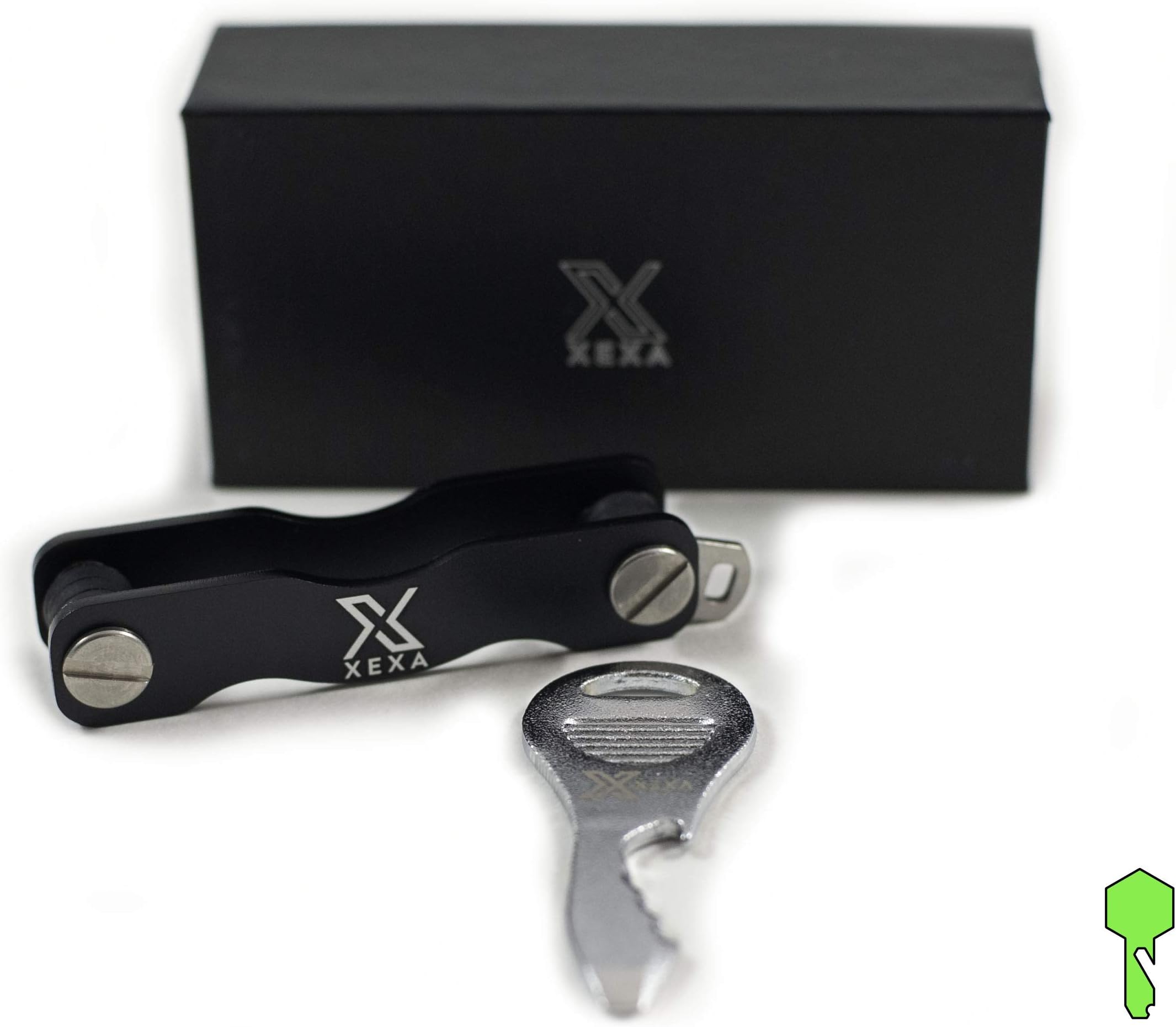 Compact Key Organizer Folding Pocket Keychain + Multi-Tool Bottle Opener