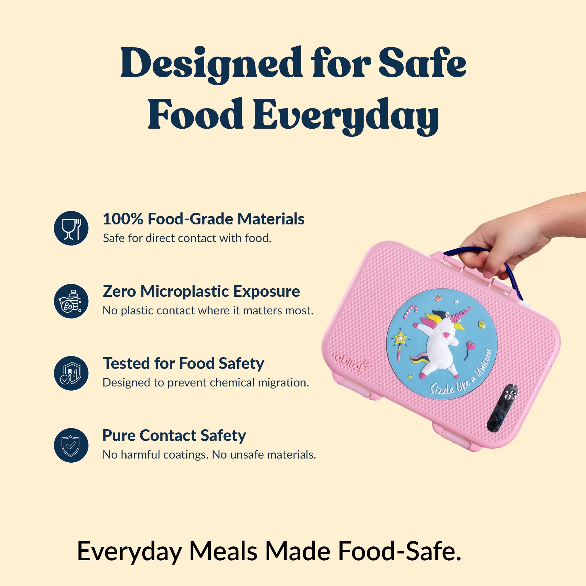 rabitat Munchbee Pro Lunch Box - Stainless Steel -8