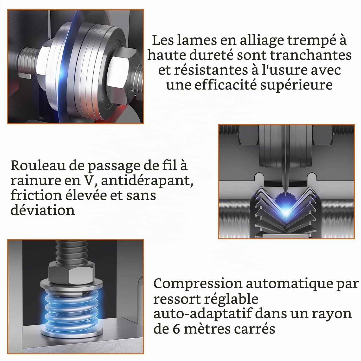 Automatique Avec Denudeur de Cable Electrique, Machine a Denuder Le Cuivre Entraînée Par Une Manivelle Ou Une Perceuse, Outil à Dénuder Les Déchets De Câbles Pour Le Recyclage Des Fils